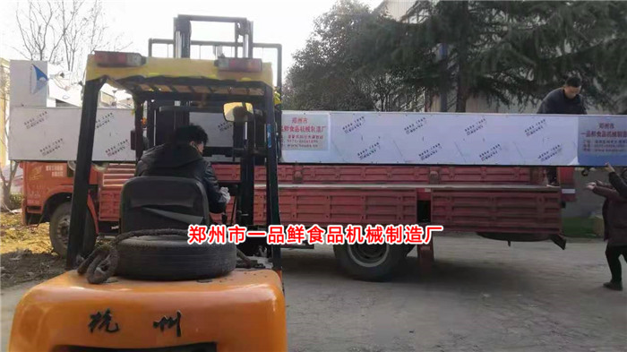 500型多功能燴面機扯面機裝車